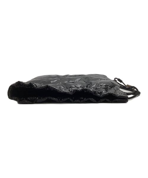 MONCLER（モンクレール）MONCLER (モンクレール) Palm Angels (パーム エンジェルス) 巾着ポーチ ブラックの古着・服飾アイテム