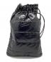 MONCLER (モンクレール) Palm Angels (パーム エンジェルス) 巾着ポーチ ブラック：15000円