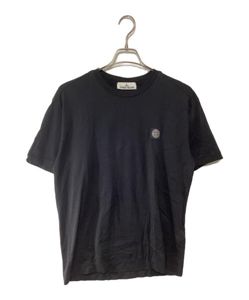 STONE ISLAND（ストーンアイランド）STONE ISLAND (ストーンアイランド) 半袖Tシャツ ブラック サイズ:Lの古着・服飾アイテム