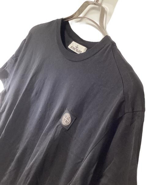 STONE ISLAND（ストーンアイランド）STONE ISLAND (ストーンアイランド) 半袖Tシャツ ブラック サイズ:Lの古着・服飾アイテム