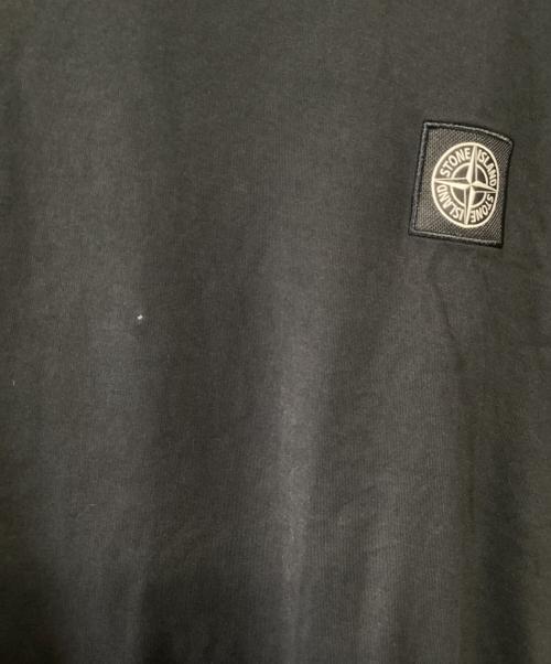 STONE ISLAND（ストーンアイランド）STONE ISLAND (ストーンアイランド) 半袖Tシャツ ブラック サイズ:Lの古着・服飾アイテム