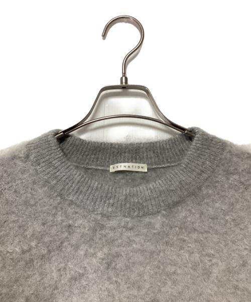 ESTNATION（エストネーション）ESTNATION (エストネーション) 厚手ニット グレー サイズ:Freeの古着・服飾アイテム