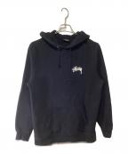 stussyステューシー）の古着「プルオーバーパーカー」｜ブラック