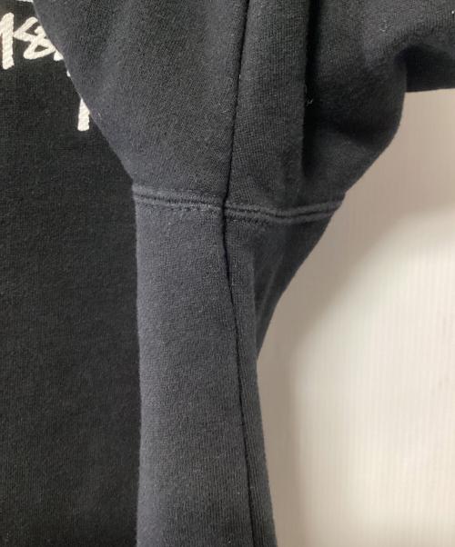 stussy（ステューシー）stussy (ステューシー) プルオーバーパーカー ブラック サイズ:Sの古着・服飾アイテム