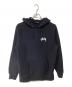stussy（ステューシー）の古着「プルオーバーパーカー」｜ブラック