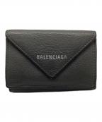 BALENCIAGAバレンシアガ）の古着「3つ折り財布」｜グレー