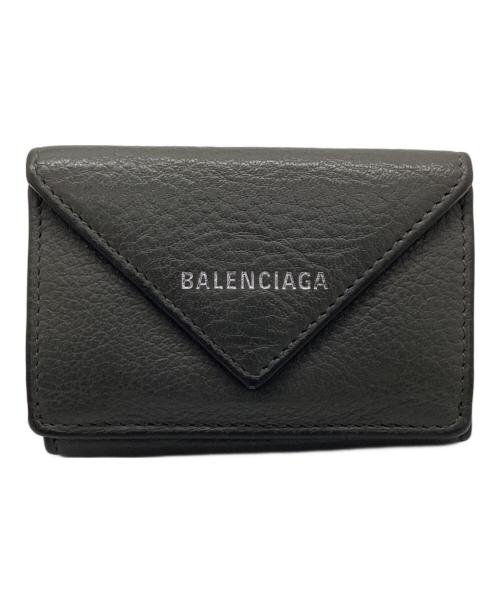 BALENCIAGA（バレンシアガ）BALENCIAGA (バレンシアガ) 3つ折り財布 グレーの古着・服飾アイテム