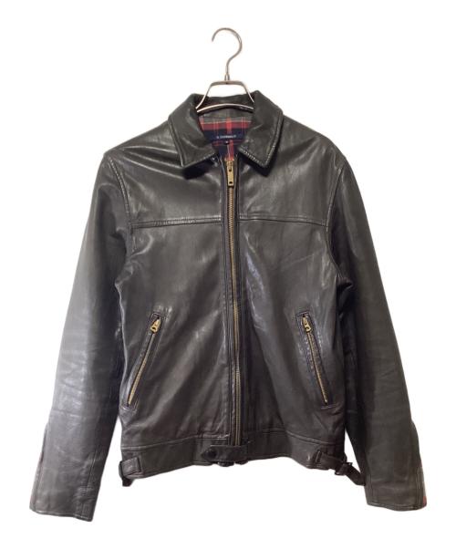 R.NEWBOLD（アールニューボールド）R.NEWBOLD (アールニューボールド) レザージャケット ダークブラウン サイズ:Mの古着・服飾アイテム