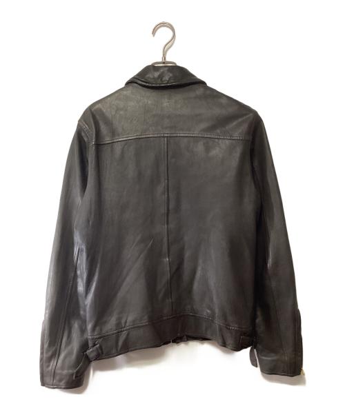 R.NEWBOLD（アールニューボールド）R.NEWBOLD (アールニューボールド) レザージャケット ダークブラウン サイズ:Mの古着・服飾アイテム