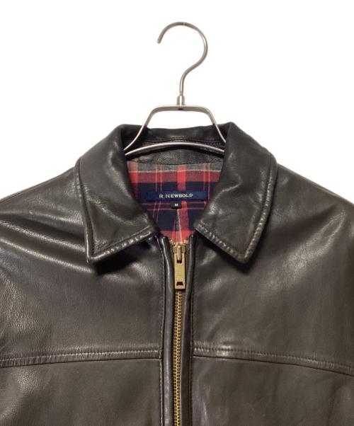 R.NEWBOLD（アールニューボールド）R.NEWBOLD (アールニューボールド) レザージャケット ダークブラウン サイズ:Mの古着・服飾アイテム