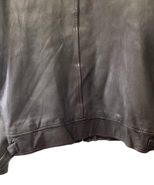 R.NEWBOLD（アールニューボールド）R.NEWBOLD (アールニューボールド) レザージャケット ダークブラウン サイズ:Mの古着・服飾アイテム