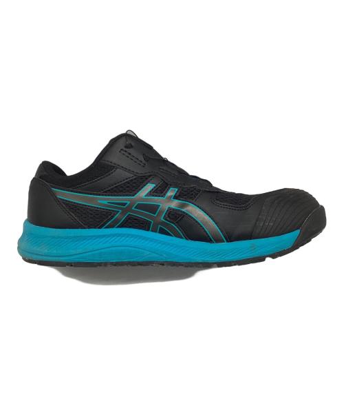 asics（アシックス）asics (アシックス) 安全靴 ブラック×ブルー サイズ:26.5の古着・服飾アイテム