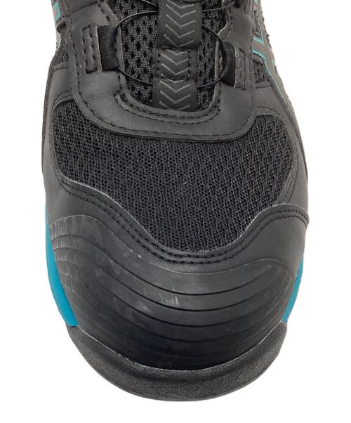 asics（アシックス）asics (アシックス) 安全靴 ブラック×ブルー サイズ:26.5の古着・服飾アイテム