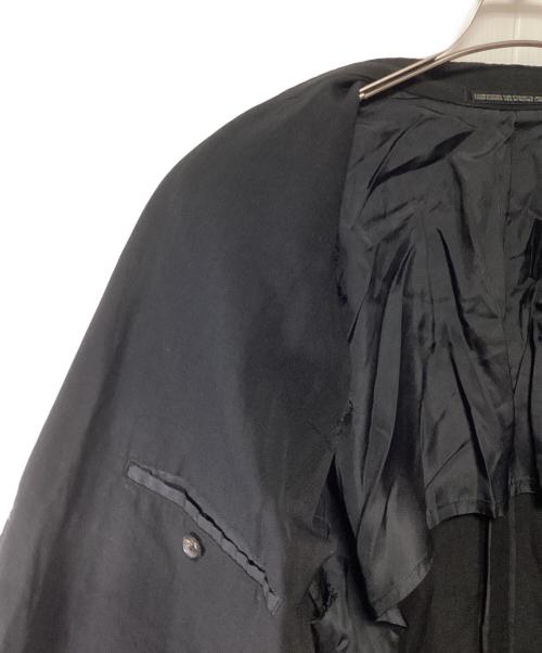 Yohji Yamamoto pour homme（ヨウジヤマモト プールオム）Yohji Yamamoto pour homme (ヨウジヤマモト プールオム) チェスターコート ブラック サイズ:3の古着・服飾アイテム