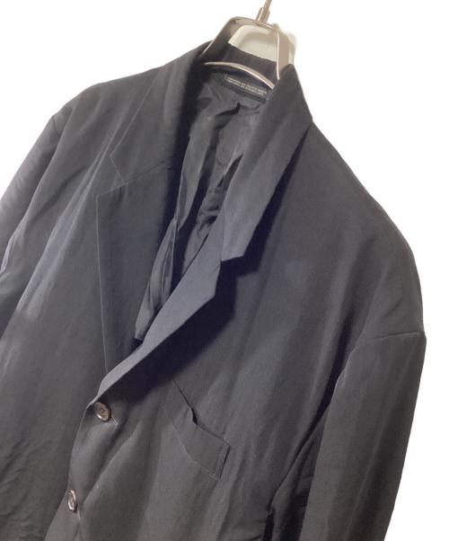 Yohji Yamamoto pour homme（ヨウジヤマモト プールオム）Yohji Yamamoto pour homme (ヨウジヤマモト プールオム) チェスターコート ブラック サイズ:3の古着・服飾アイテム