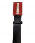 DSQUARED2 (ディースクエアード) レザーベルト レッド×ブラック サイズ:85：7000円