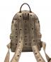MCM (エムシーエム) リュック ベージュ：32000円