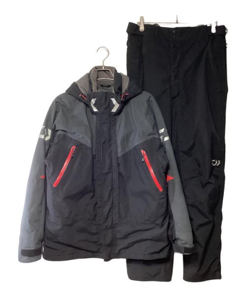 DAIWA（ダイワ）DAIWA (ダイワ) ゴアテックス プロダクト ウィンタースーツ ブラック×レッド サイズ:2XLの古着・服飾アイテム