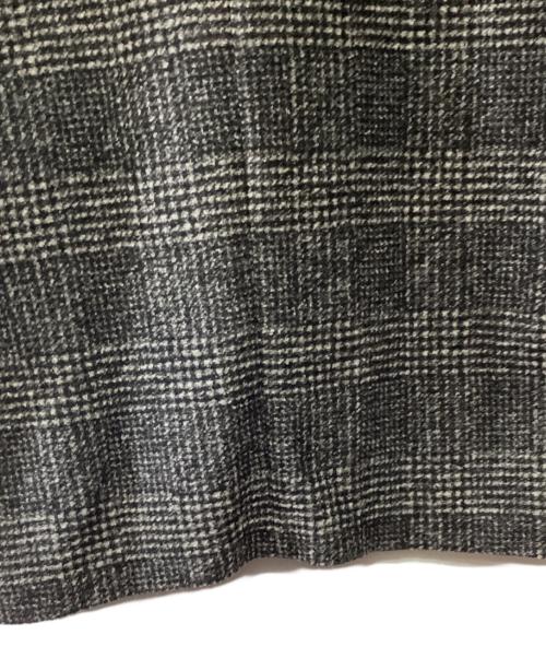 Spick and Span（スピック＆スパン）Spick and Span (スピック＆スパン) Wスライバーチェックハーフコート ブラック サイズ:38の古着・服飾アイテム