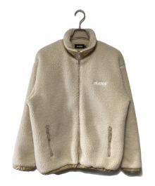 X-LARGE（エクストララージ）の古着「ボアジップアップジャケット」｜アイボリー