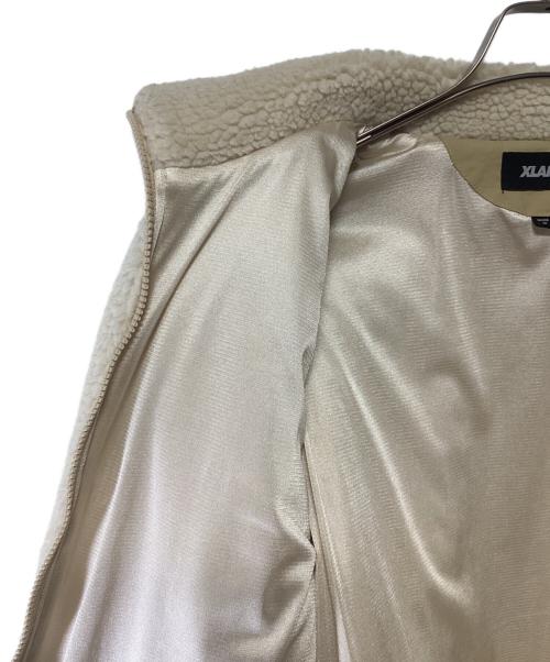 X-LARGE（エクストララージ）X-LARGE (エクストララージ) ボアジップアップジャケット アイボリー サイズ:Mの古着・服飾アイテム