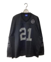 LFYT（エルエフワイティー）の古着「フットボールシャツ」｜ブラック