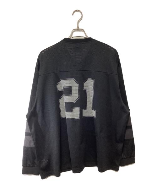 LFYT（エルエフワイティー）LFYT (エルエフワイティー) フットボールシャツ ブラック サイズ:XLの古着・服飾アイテム