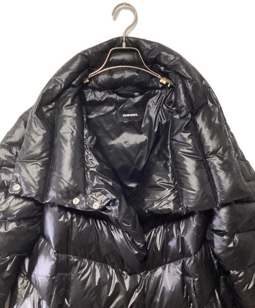 DIESEL（ディーゼル）DIESEL (ディーゼル) ダウンコート ブラック サイズ:XXSの古着・服飾アイテム