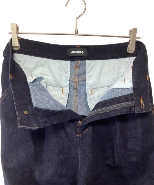 JIMWAG（ジムワッグ）JIMWAG (ジムワッグ) ワイドデニムパンツ インディゴ サイズ:Sの古着・服飾アイテム