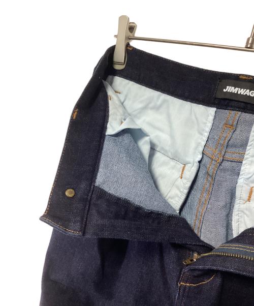 JIMWAG（ジムワッグ）JIMWAG (ジムワッグ) ワイドデニムパンツ インディゴ サイズ:Sの古着・服飾アイテム