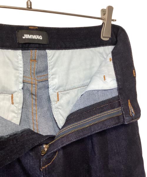 JIMWAG（ジムワッグ）JIMWAG (ジムワッグ) ワイドデニムパンツ インディゴ サイズ:Sの古着・服飾アイテム