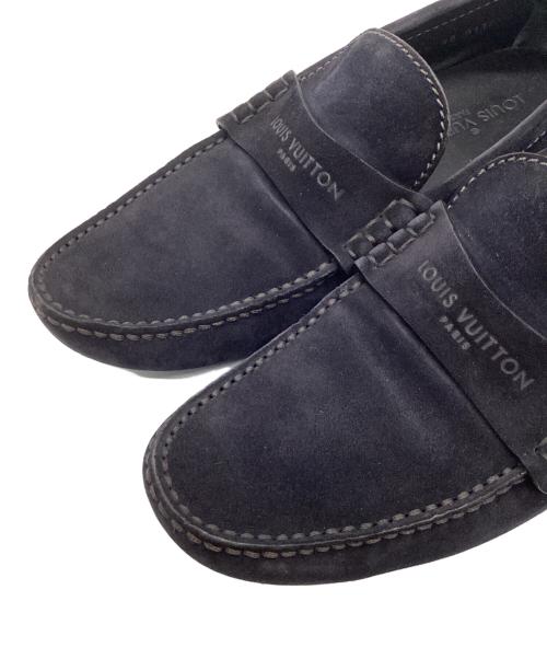LOUIS VUITTON（ルイ ヴィトン）LOUIS VUITTON (ルイ ヴィトン) ドライビングシューズ ネイビー サイズ:6 1/2の古着・服飾アイテム