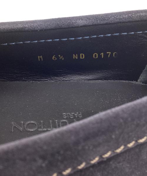 LOUIS VUITTON（ルイ ヴィトン）LOUIS VUITTON (ルイ ヴィトン) ドライビングシューズ ネイビー サイズ:6 1/2の古着・服飾アイテム