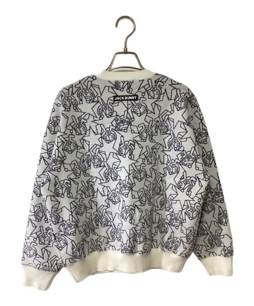 JACK BUNNY（ジャックバニー）JACK BUNNY (ジャックバニー) ゴルフウェア(トップス) ホワイト×ネイビーの古着・服飾アイテム