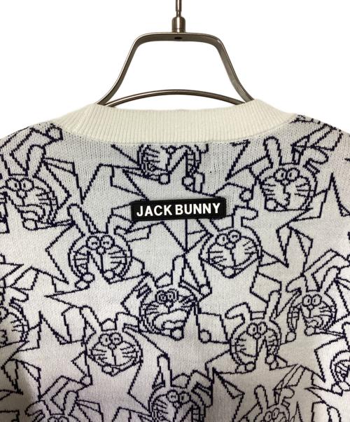 JACK BUNNY（ジャックバニー）JACK BUNNY (ジャックバニー) ゴルフウェア(トップス) ホワイト×ネイビーの古着・服飾アイテム