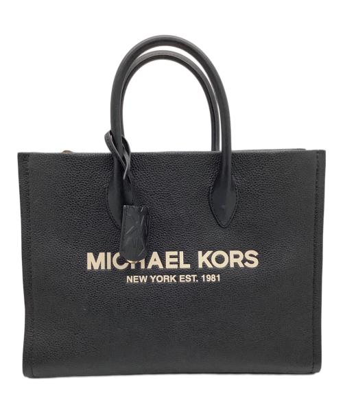 MICHAEL KORS（マイケルコース）MICHAEL KORS (マイケルコース) ハンドバッグ ブラックの古着・服飾アイテム