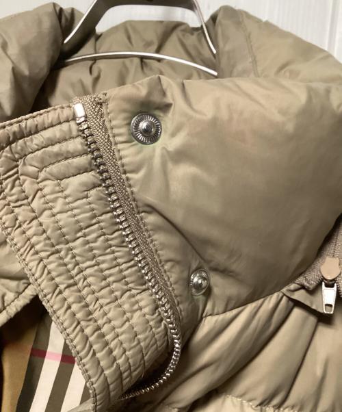 BURBERRY（バーバリー）BURBERRY (バーバリー) ダウンコート ベージュ サイズ:Sの古着・服飾アイテム