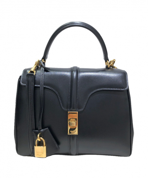CELINE（セリーヌ）CELINE (セリーヌ) 16（セーズ） スモール ブラック 188003BEY.38NOの古着・服飾アイテム
