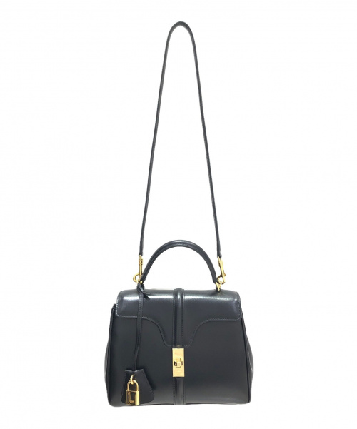 CELINE（セリーヌ）CELINE (セリーヌ) 16（セーズ） スモール ブラック 188003BEY.38NOの古着・服飾アイテム