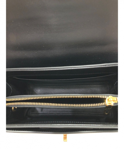 CELINE（セリーヌ）CELINE (セリーヌ) 16（セーズ） スモール ブラック 188003BEY.38NOの古着・服飾アイテム