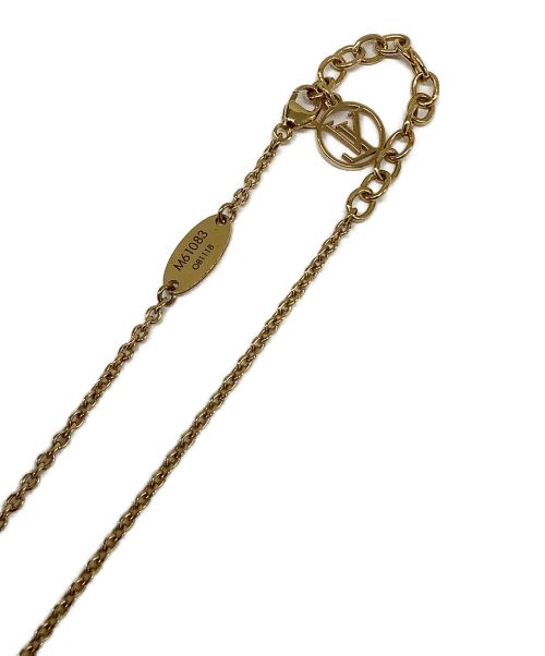 LOUIS VUITTON（ルイ ヴィトン）LOUIS VUITTON (ルイ ヴィトン) エッセンシャルVネックレス ゴールドの古着・服飾アイテム