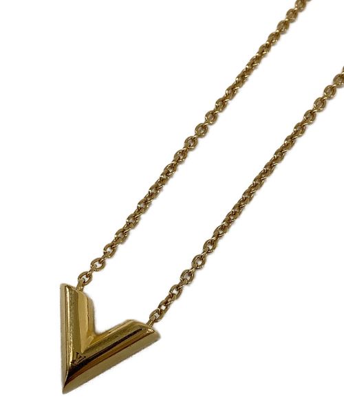 LOUIS VUITTON（ルイ ヴィトン）LOUIS VUITTON (ルイ ヴィトン) エッセンシャルVネックレス ゴールドの古着・服飾アイテム