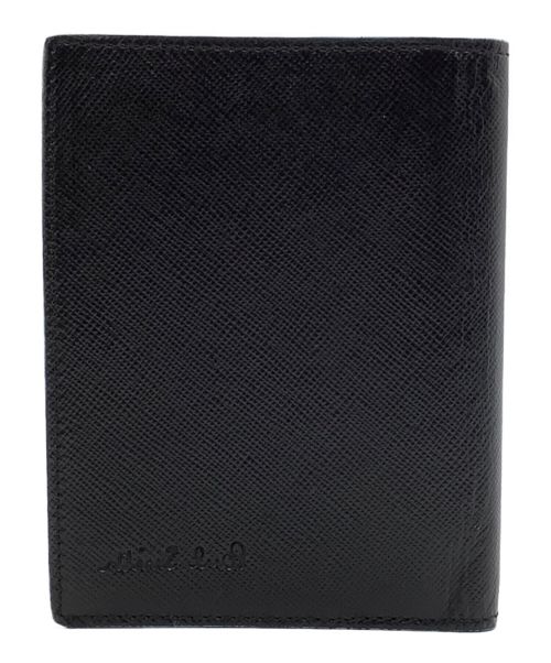 PAUL SMITH（ポールスミス）PAUL SMITH (ポールスミス) カードケース ブラック×ライトブルーの古着・服飾アイテム