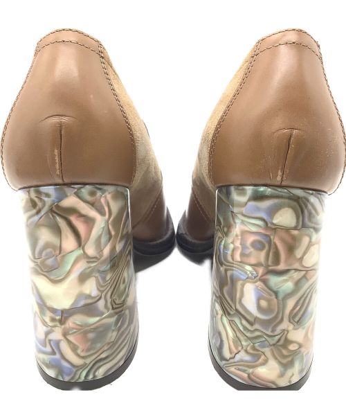 J.W.ANDERSON（ジェイダブリューアンダーソン）J.W.ANDERSON (ジェイダブリューアンダーソン) ヒールパンプス ベージュ サイズ:37の古着・服飾アイテム