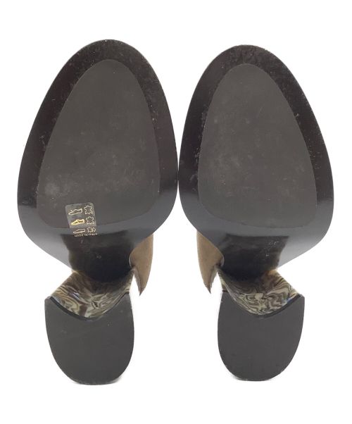 J.W.ANDERSON（ジェイダブリューアンダーソン）J.W.ANDERSON (ジェイダブリューアンダーソン) ヒールパンプス ベージュ サイズ:37の古着・服飾アイテム