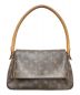LOUIS VUITTON（ルイ ヴィトン）の古着「モノグラム ミニ・ルーピング」｜ブラウン