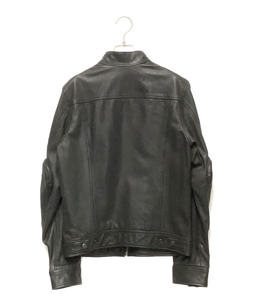 G-STAR RAW（ジースターロゥ）G-STAR RAW (ジースターロゥ) REVEND 3D SLIM LEATHER JKT ブラック サイズ:XSの古着・服飾アイテム