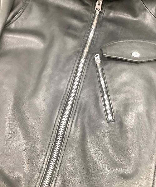 G-STAR RAW（ジースターロゥ）G-STAR RAW (ジースターロゥ) REVEND 3D SLIM LEATHER JKT ブラック サイズ:XSの古着・服飾アイテム