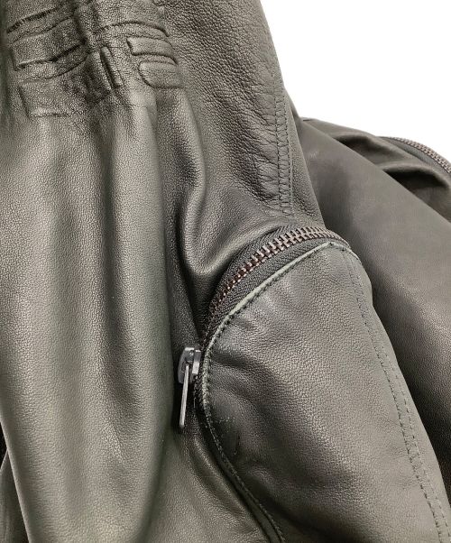 G-STAR RAW（ジースターロゥ）G-STAR RAW (ジースターロゥ) REVEND 3D SLIM LEATHER JKT ブラック サイズ:XSの古着・服飾アイテム