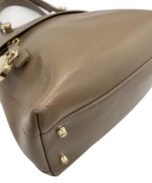 FURLA（フルラ）FURLA (フルラ) ハンドバッグ ブラウンの古着・服飾アイテム